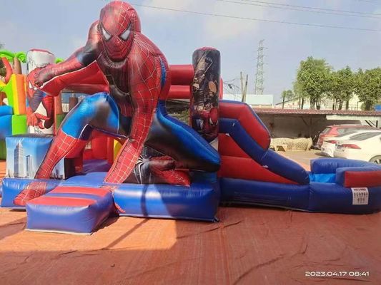 オーダーメイド 屋外・屋内 スパイダーマン 跳ね返り屋 ジャンプキャッスル