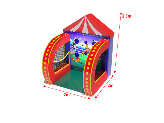フットボール・カーニバル 充気ゲーム 2x2x2.5m 遊び場公園用