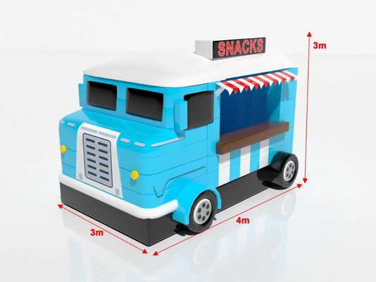 屋外 充氣型ゲーム 青い車 スナック 食料テント レンタル販売