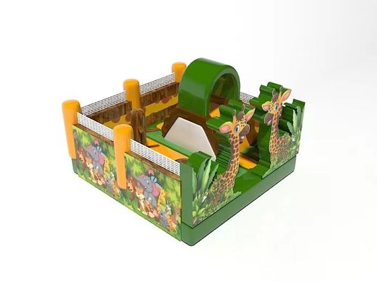 膨らませられるジャンピングキャッスル ジラフ 子供のためのテーマパーク 身体育成