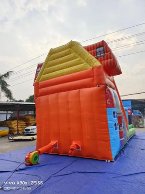 キャンディショップのテーマで フンパーク乾燥式充気式跳ね回りスライド