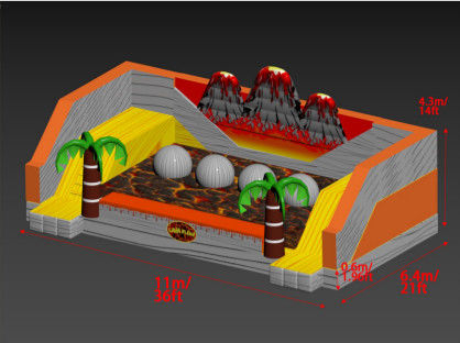 危険 の 火山 挑戦 パーム ツリー を 用い て 屋外 の 充電 器 の ゲーム