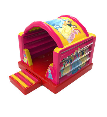 ディズニーランド プリンセス 小型 充気式 ジャンプ 城 子供向け