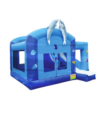 0.55mm PVC 充気障害物コース 遊園地