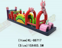 可愛いウサギ - スタイリッシュした子供たちのゲームセット 漫画キャラクター - ベースゲーム障害物
