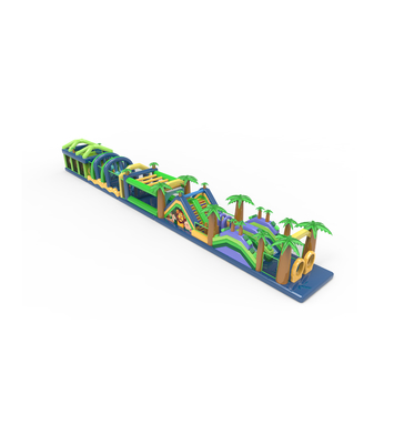 多色 熱帯 膨らめる 障害 コース 冒険 ジャングル パス