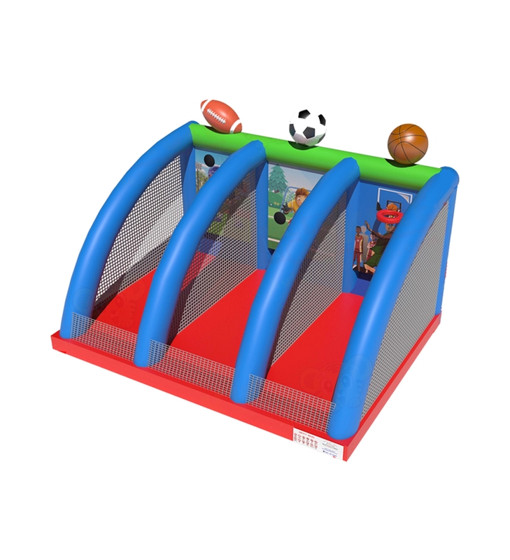 3 - スポーツインフレータブルカラー - ブロックボール - シューティングスポーツプレイグラウンド